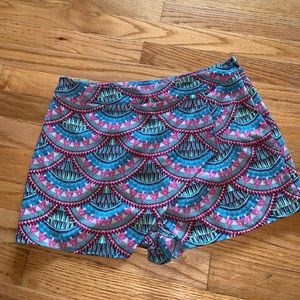 PINK REPUBLIC Tribal Blue Skorts